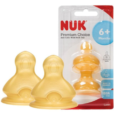 nuk latex teats size 2