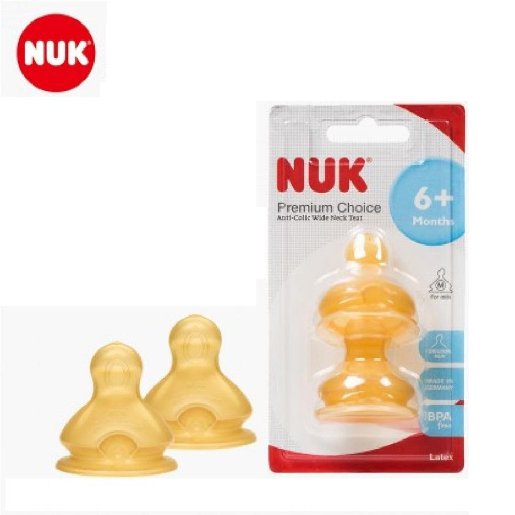 nuk latex teats size 2