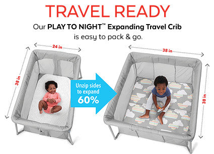 skip hop play to night travel crib