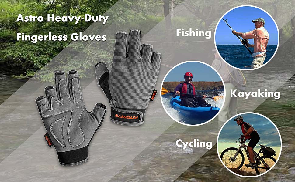 Men's Astro Fingerless Fishing Gloves