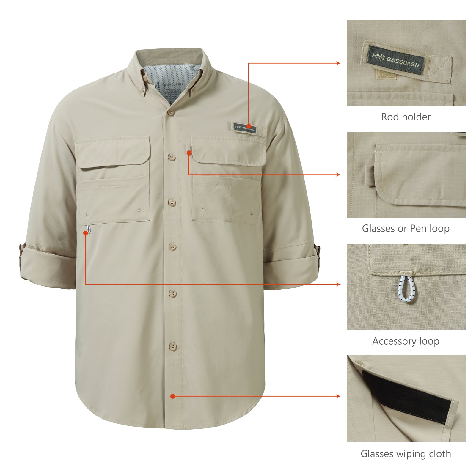 loop on fishing shirt