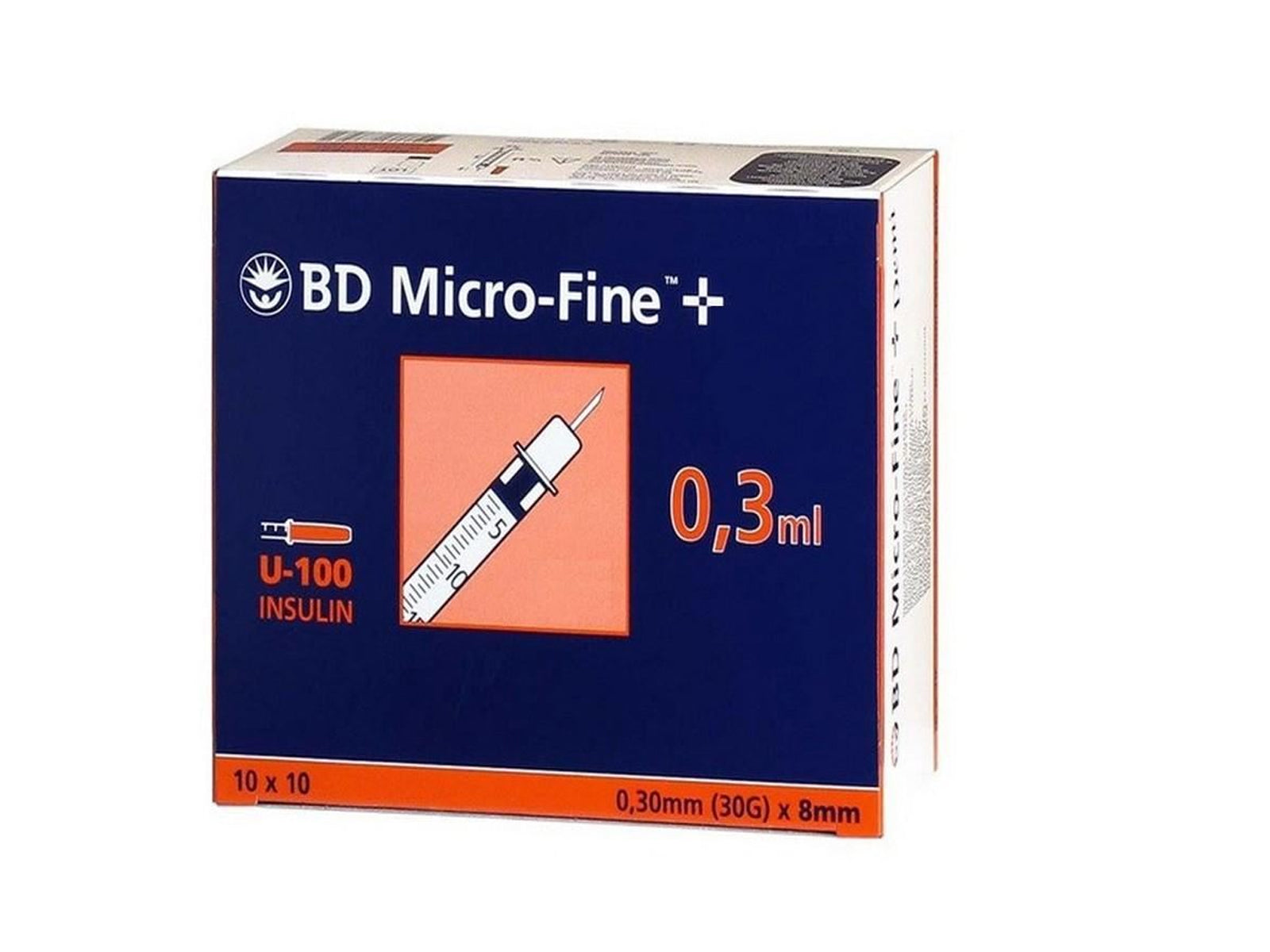 Microfine Plus Demi 0 3ml Insulin Syringe 30g X 8mm Muzamedical