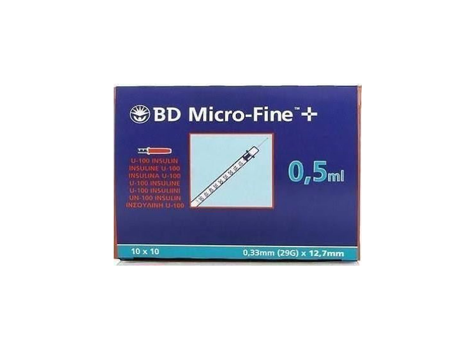 Microfine Plus Demi 0 5ml Insulin Syringe 29g X 12 7mm Muzamedical