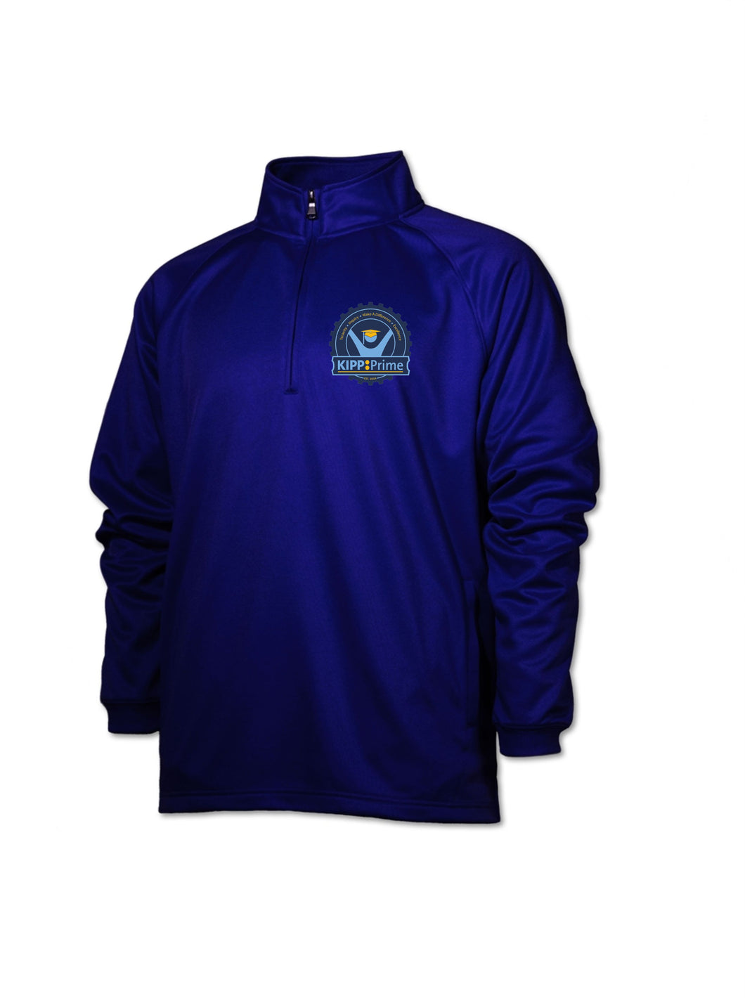 KIPP Prime Academy 1/4 ZIP Jacket – Fine Custom Design