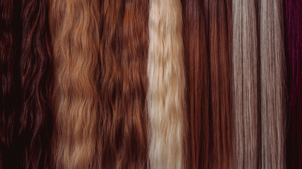 Hair fibers with different colors, textures, styles | Chavie Russell Wigs