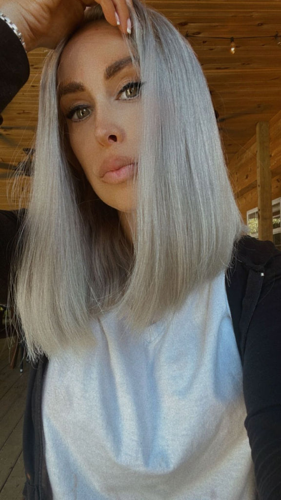 Silver Gray Hair Color | Chavie Russell Wigs