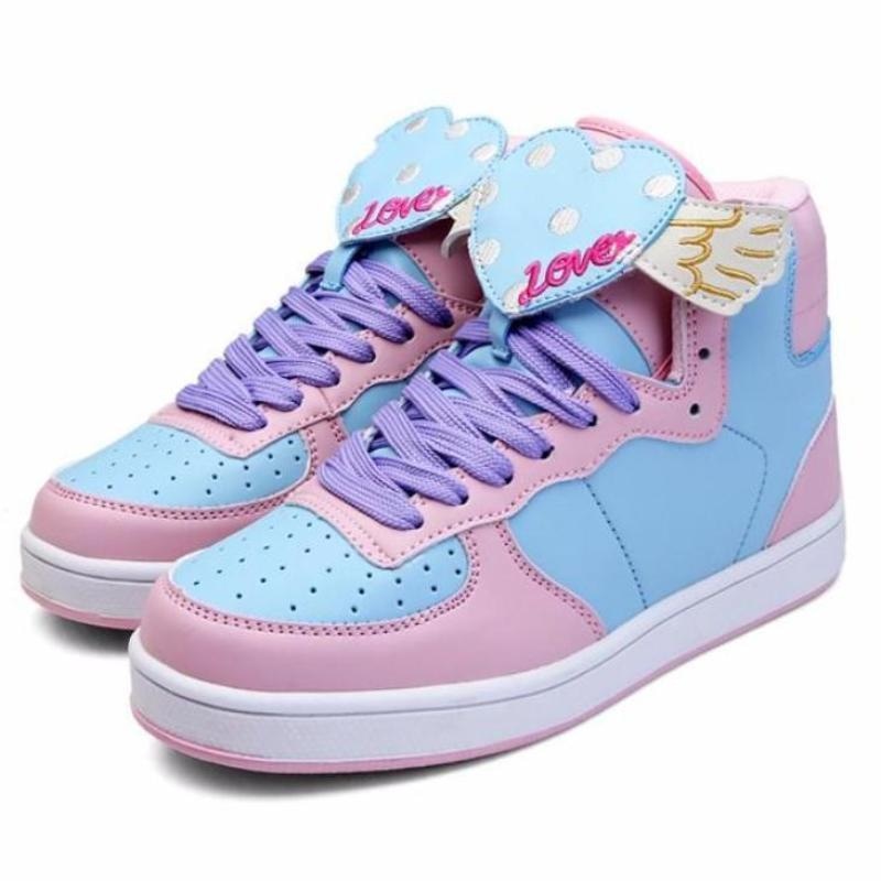 Angel Wing Hi Tops Sneakers Shoes 