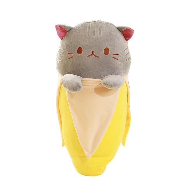 cat in banana plush