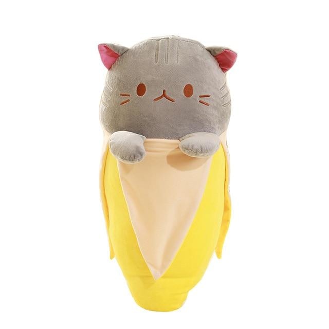 cat in a banana plush