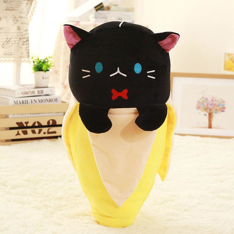 cat in a banana plush