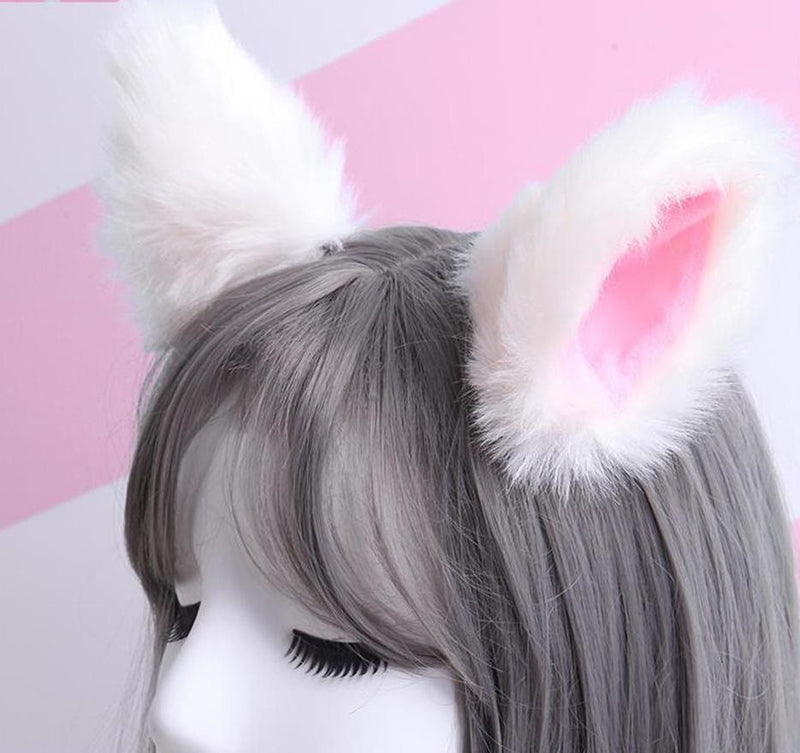 Clip In Neko Ears Furry Petplay Fox Ears Hair Pins | DDLG Playground