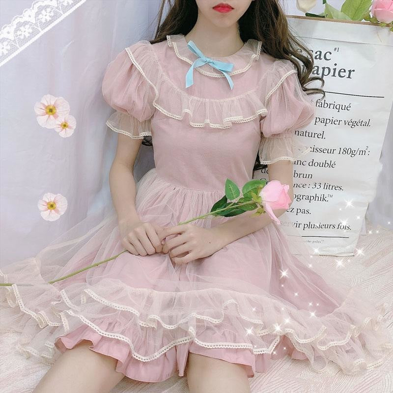 Pastel baby pink tulle boho fairy gown, Women's Fashion, Dresses & Sets,  Evening dresses & gowns on Carousell