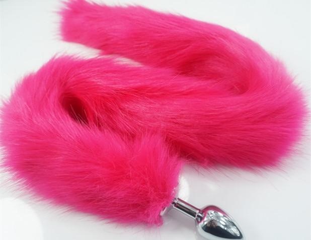 Extra Long Fox Cat Tail Plugs Petplay Butt Plug Anal DDLG Playground