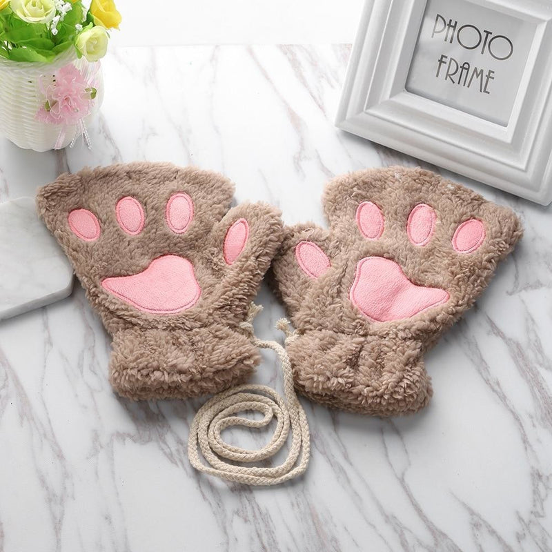 Furry Neko Cat Mittens Gloves Kawaii Petplay Kitten | DDLG Playground