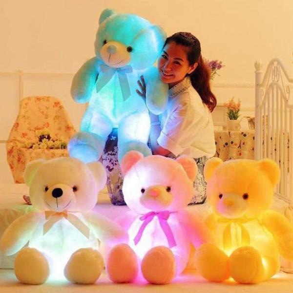 glow in the dark teddy bear night light