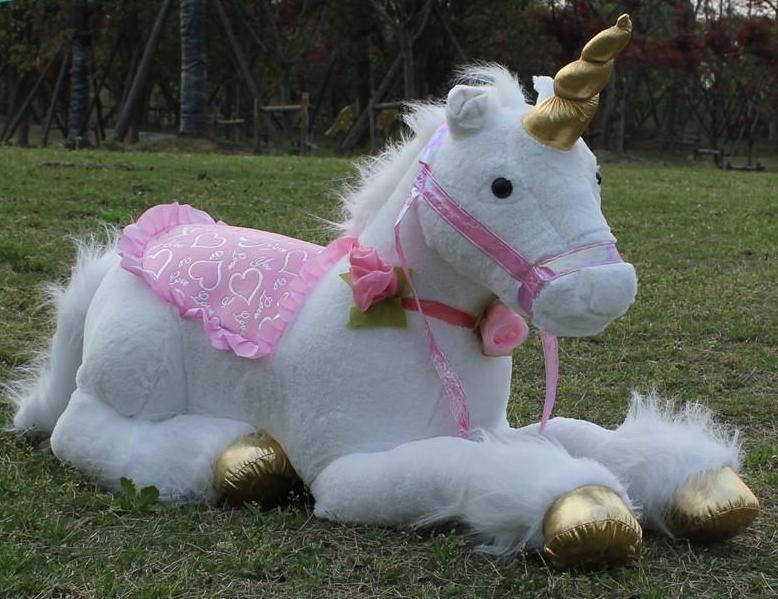 life size unicorn teddy