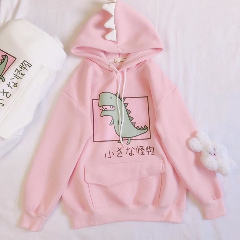 Kawaii Cute Dinosaur Hoodie Sweatshirt Sweater Dinos | DDLG Playground