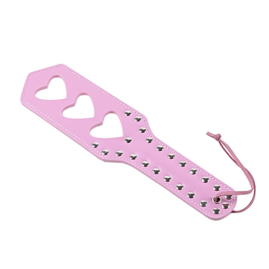 Pink Heart Paddle BDSM S&M Sex Fetish Whip Princess