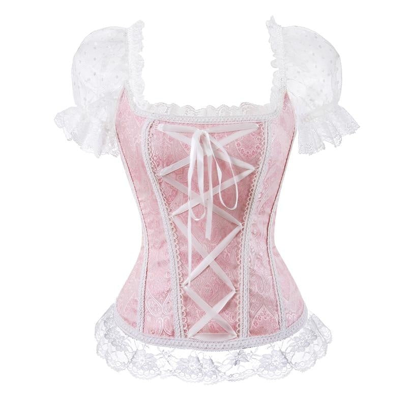 Ballet Pink Corset Top - KITTYDOTT