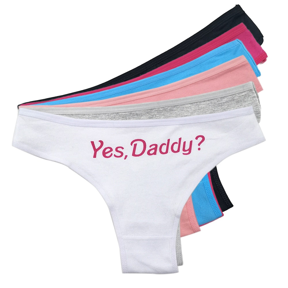 Yes Daddy Thong Ddlg Women Underwear Panties - White