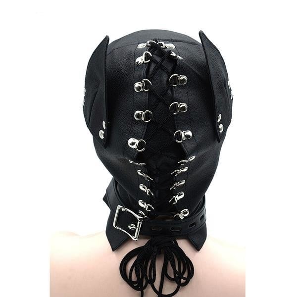 Puppy Dog Wolf Petplay Mask BDSM Kink Play Costume DDL