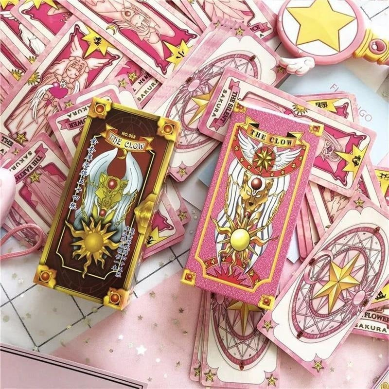 Cute Variety Sakura Magic Card Girl Sakura Pink Storage Box