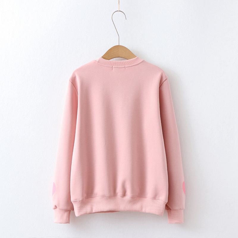 Valentine Bear Crewneck Sweater Pastel Pink Kawaii | DDLG Playground