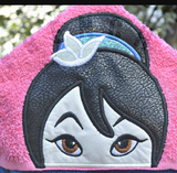 Warrior Princess Hooded Towel