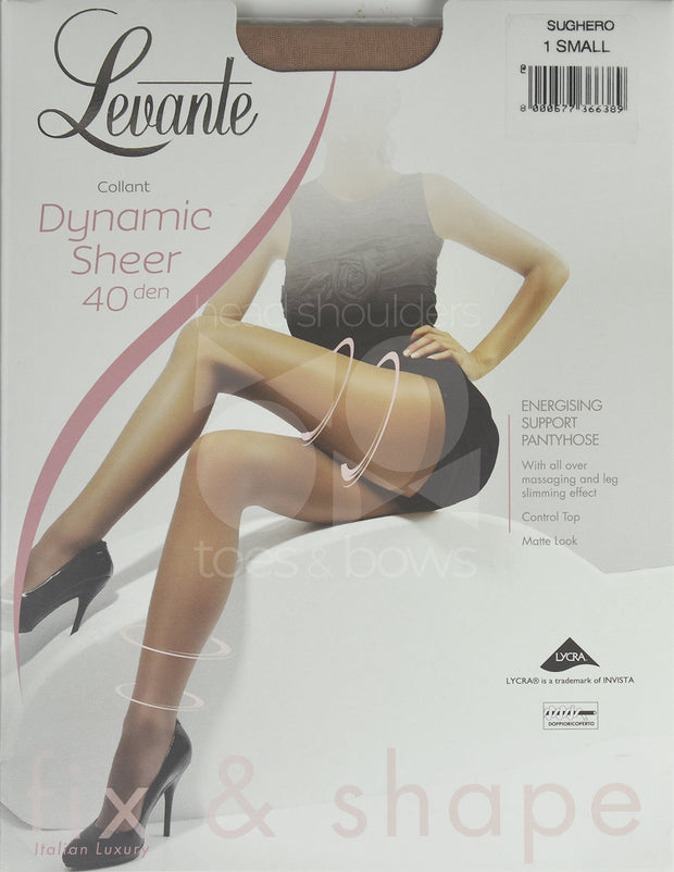 Levante Dynamic Sheer CT Sheer Toe Pantyhose - Tiptoe Boutique