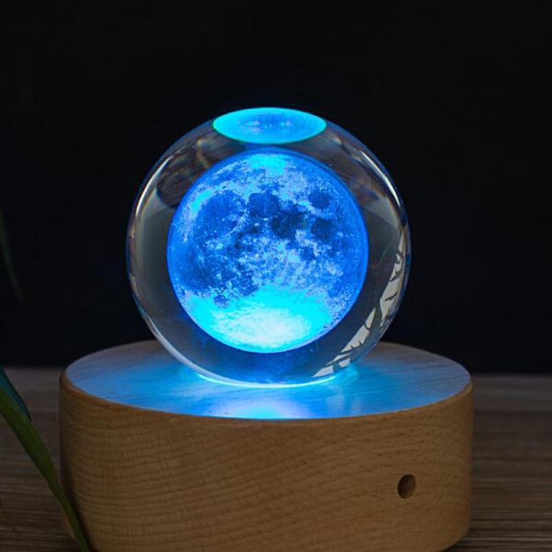 3D Moon Crystal Ball | Gift Ideas & Crystal Balls – StylishGram