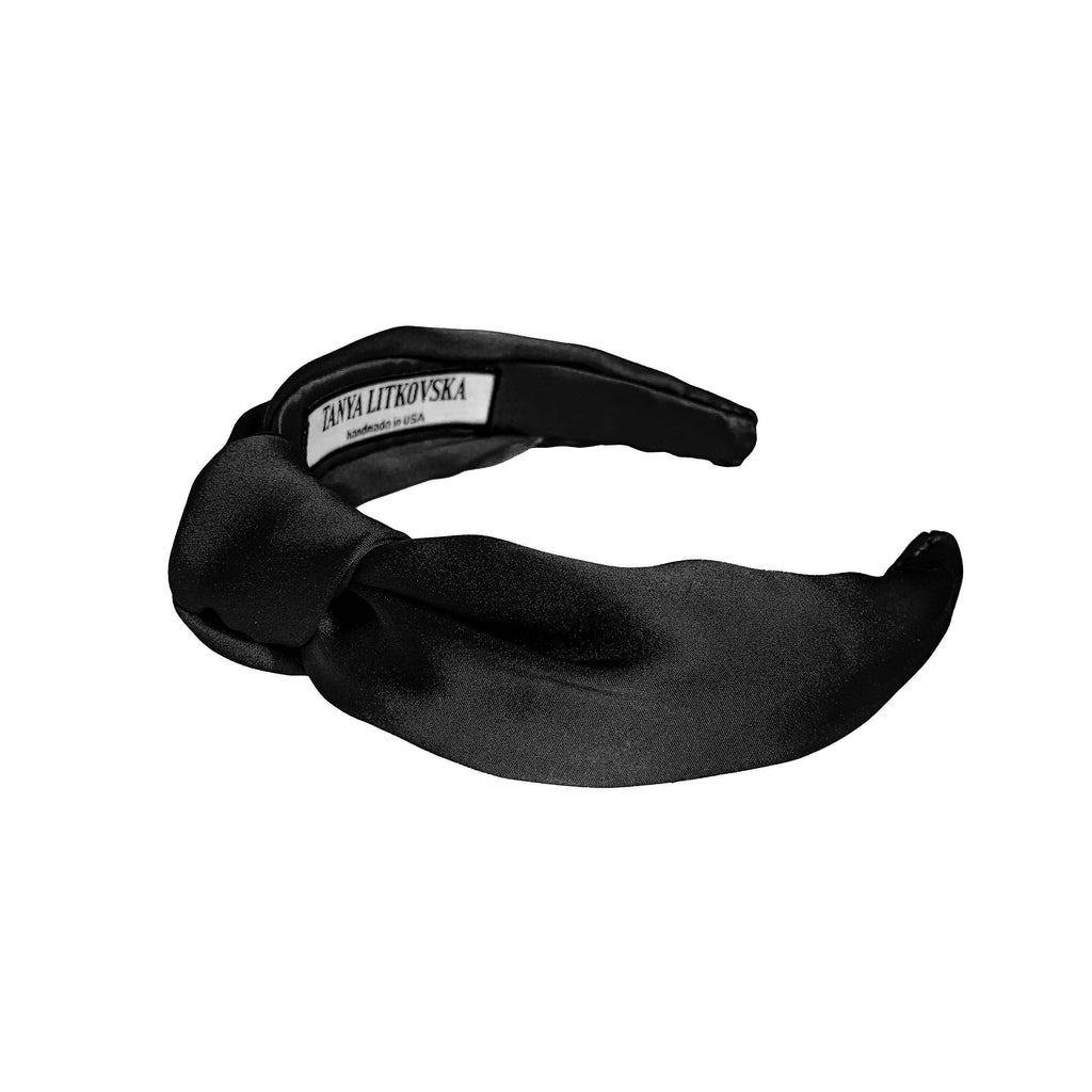 MUST HAVE Black Headband | Silk Bow headband