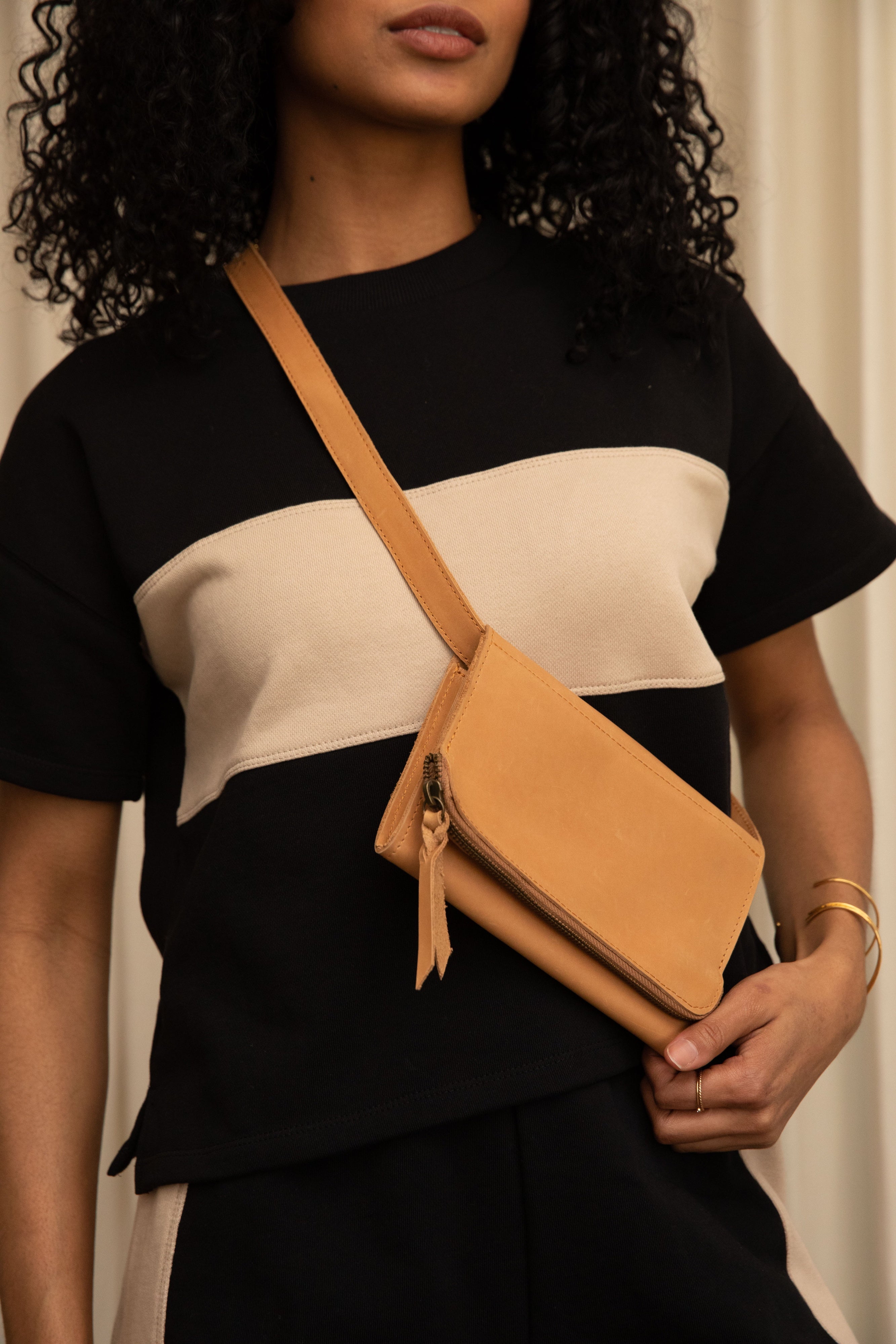 Under One Sky Cognac Crossbody Bag