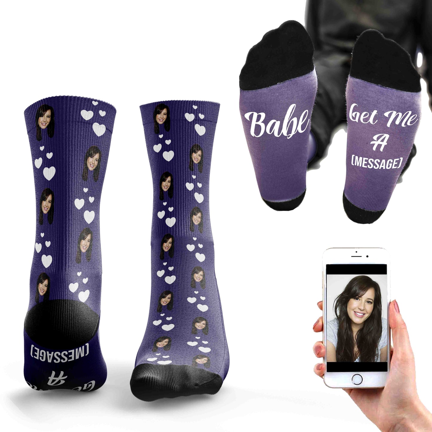 
                  
                    Babe, Get Me A ... Personalised Socks
                  
                