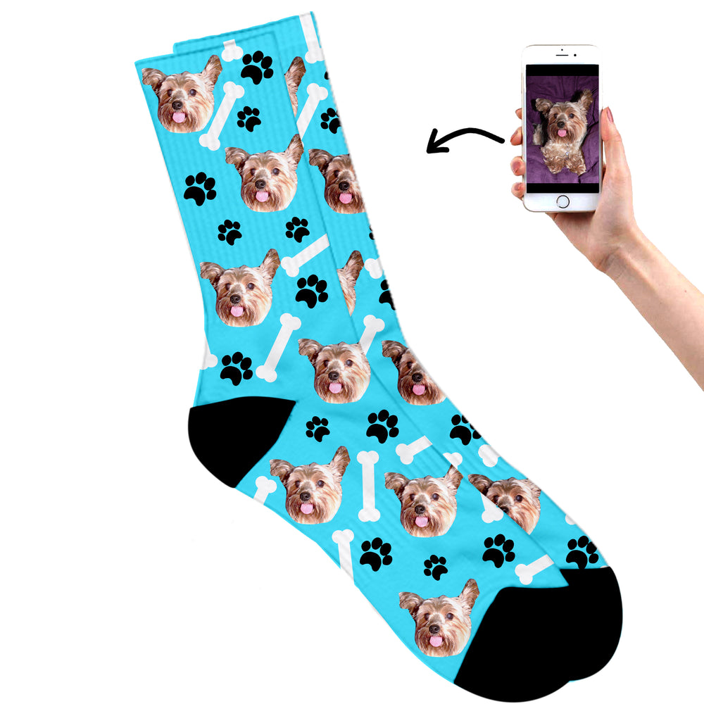Your Dog On Socks - Your Actual Dog On a Pair of Socks – Socks Smile