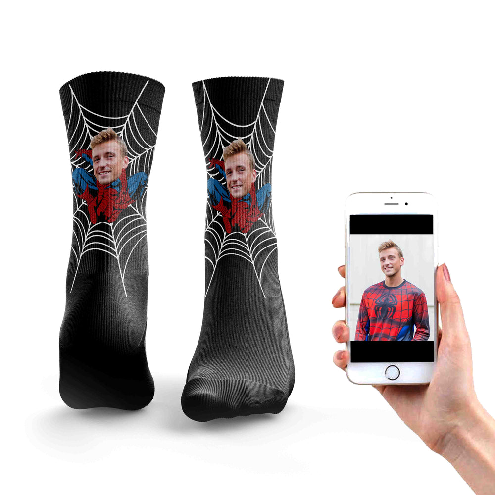 Custom Kids Ironman Socks - We Print Your Kids Face On Ironman