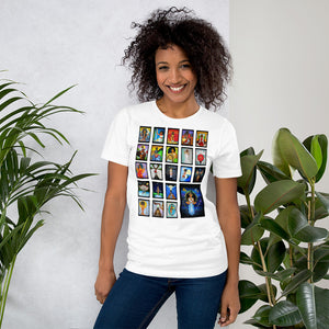 Afro Goddess Tarot Arcanas Major Arcana Short-Sleeve Unisex T-Shirt