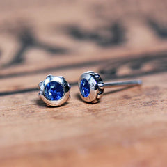 Sapphire Wrought Studs