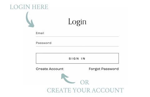 picture of the login screen