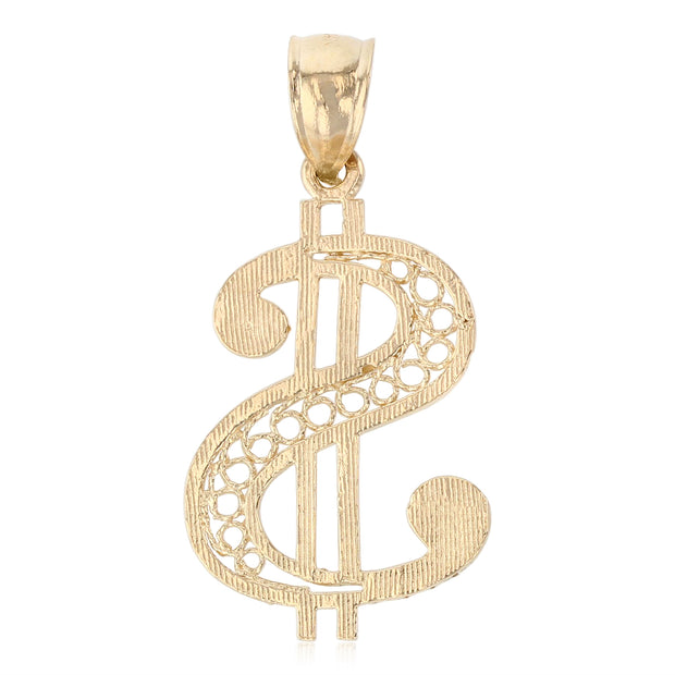 Greek Letter Charm Gold — Wooden Nickel