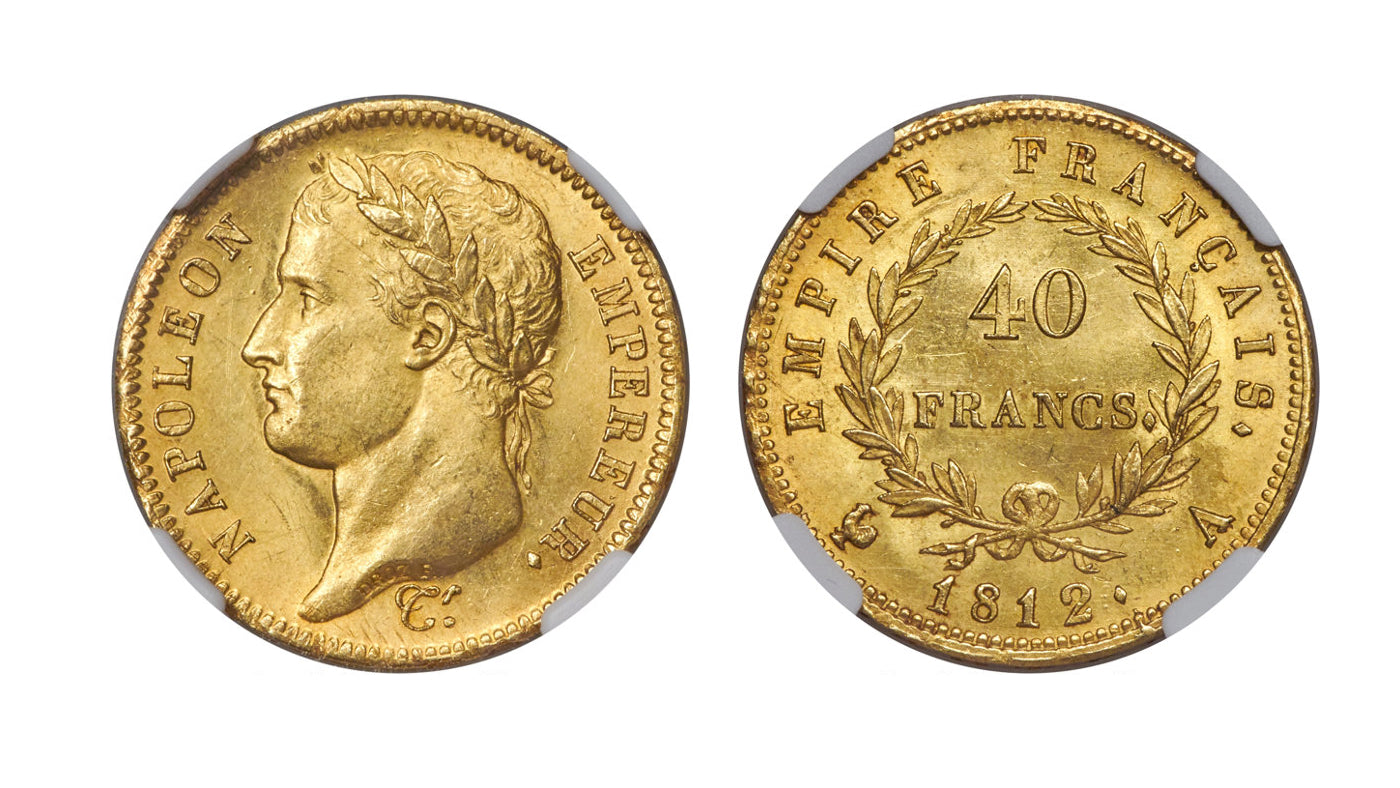 1812年フランス ナポレオン1世 20フラン金貨【アンティークコイン】
