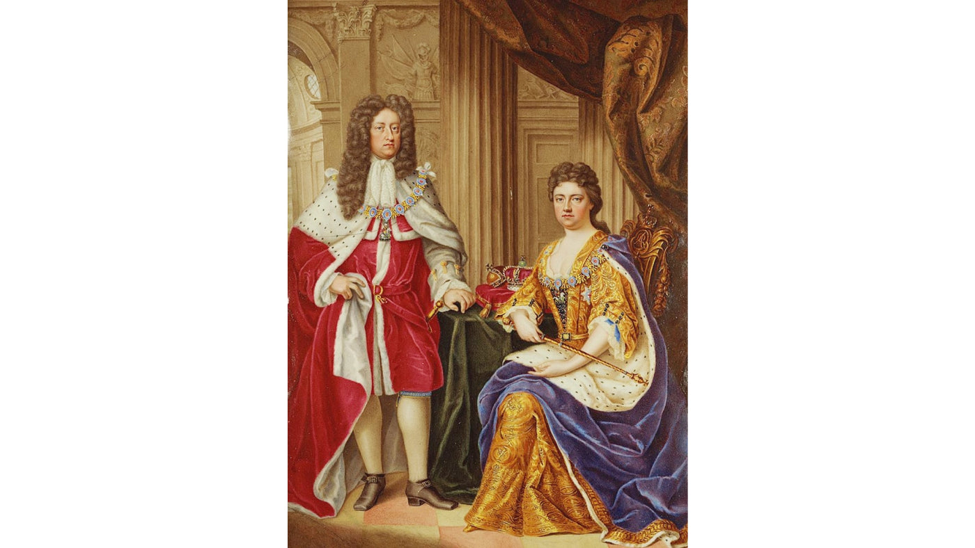 アン女王とジョージ王配の肖像