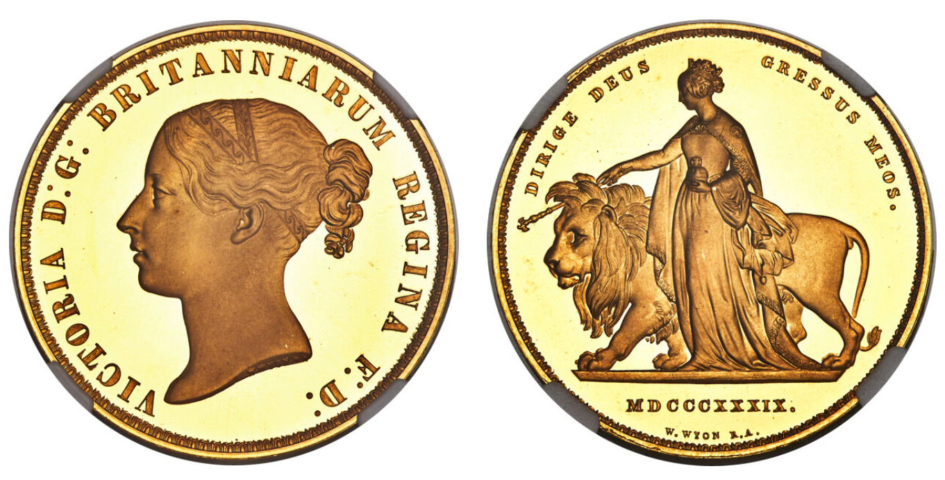 ウナとライオン金貨とは？ヴィクトリア女王5ポンド金貨発行の背景や ...