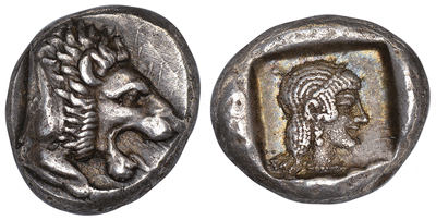 サイズ交換対象外 古代ギリシャ ドラクマ銀貨 テッサリア アポロン
