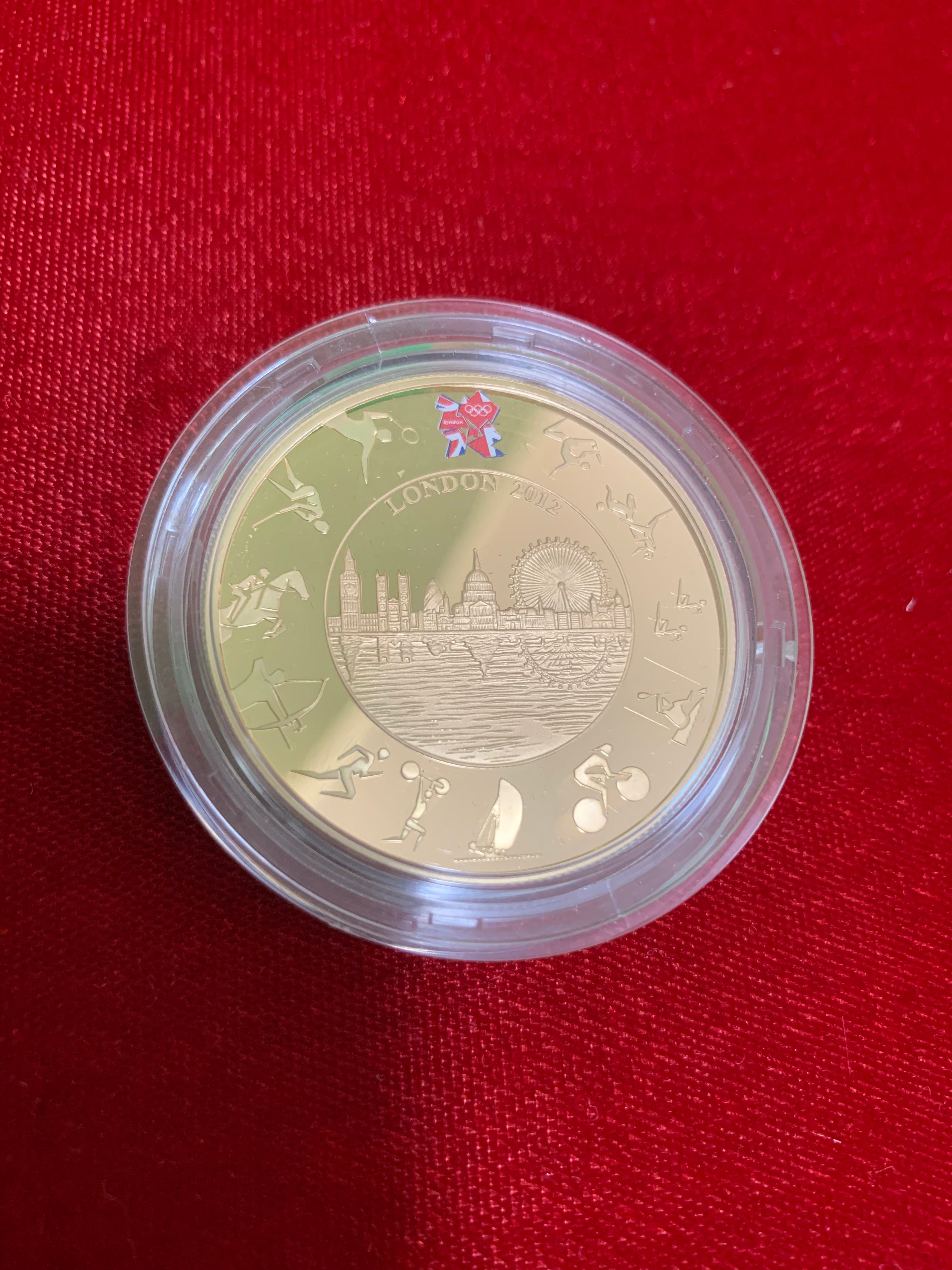 2010年 ロンドンオリンピック カウントダウン記念 5ポンド 銀貨