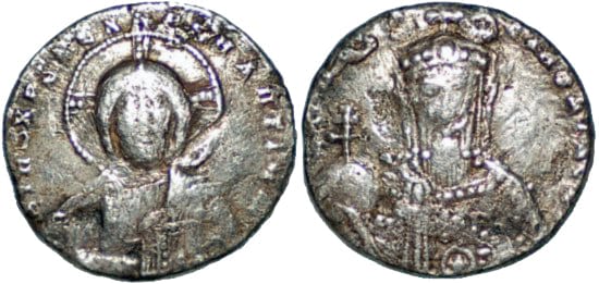 ビザンツ帝国 コンスタンティノス7世ポルフュロゲネトス ソリダス銀貨 913-959年 レア 極美品 | アンティークコインギャラリア