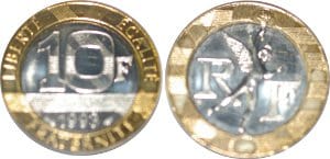 Pcgs Pr68dcam フランス 10フラン硬貨 1993年 プルーフ アンティークコインギャラリア