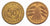 ワイマール共和国 1924年A 50ペニヒ 真鍮貨 プルーフ