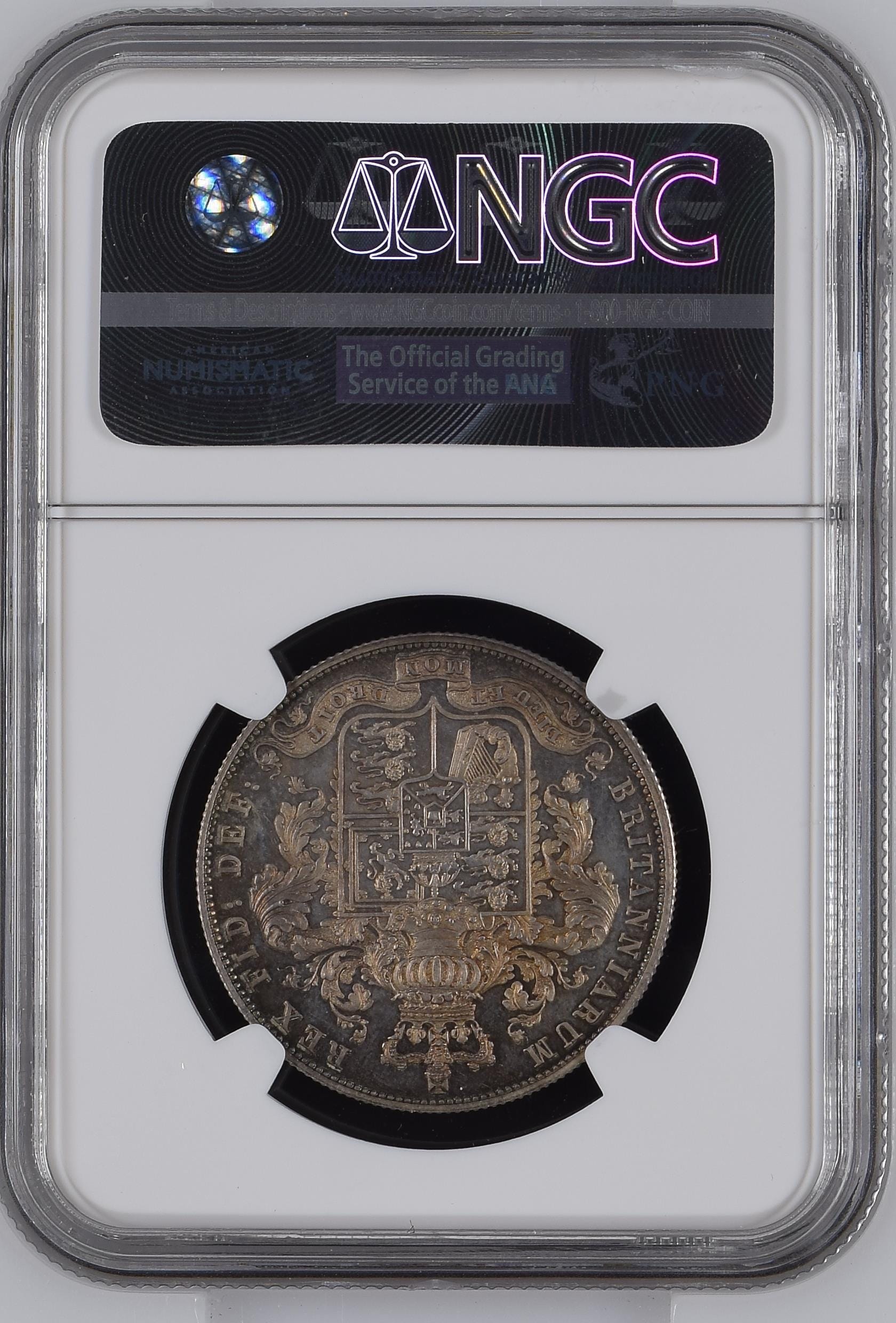 1940 ニュージーランドハーフクラウン銀貨 NGC MS61ジョージ６世