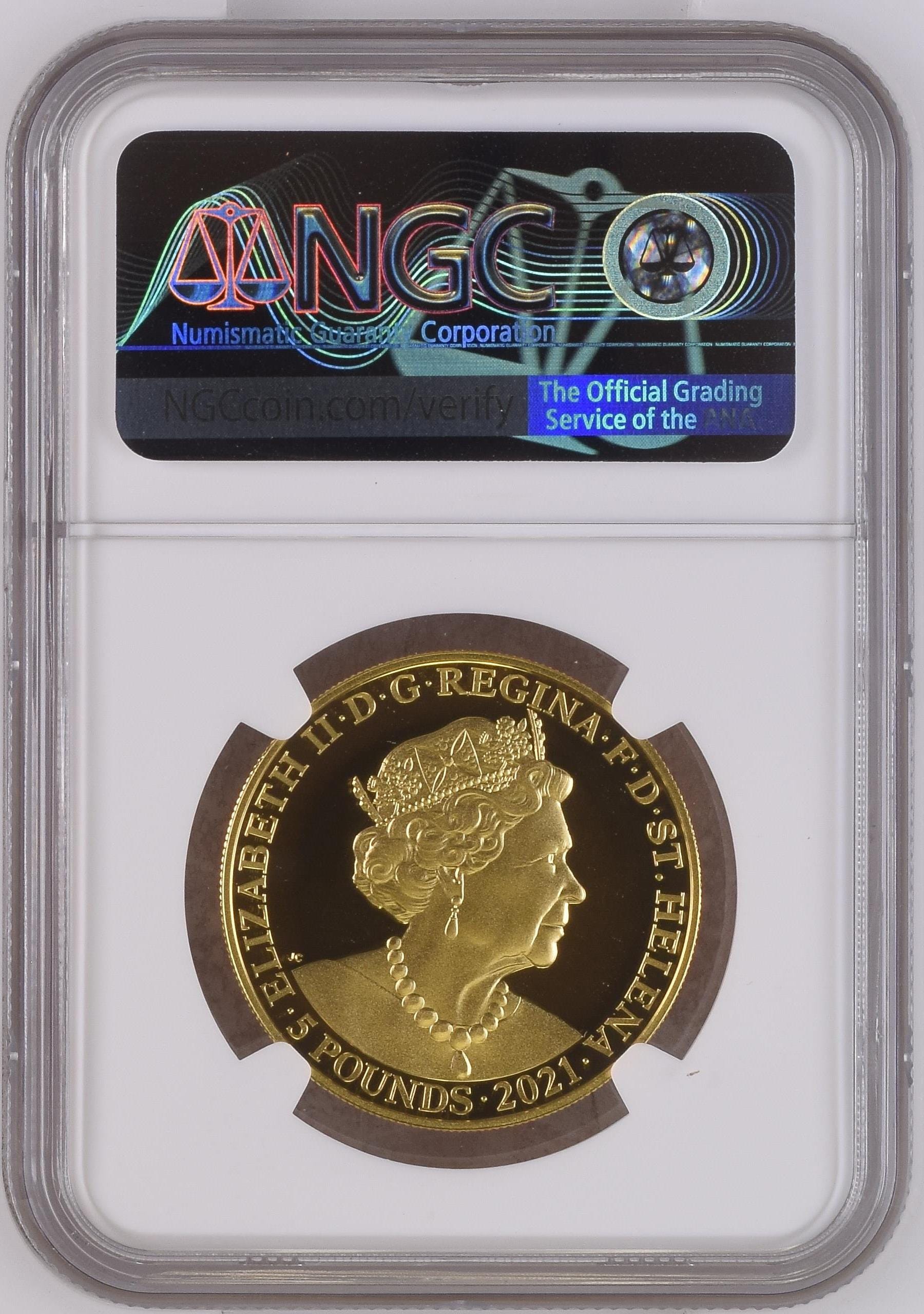 ナポレオン・ボナパルト プルーフ銀貨 NGC - PF69UC-