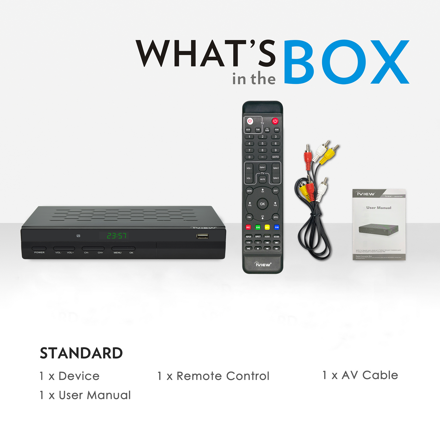 3500STBIII - Affordable Converter Box, Digital to Analog TV Box with T ...